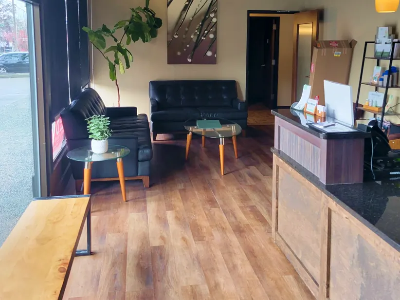 Commercial interior remodel completed by The Wall Doctor in Kirkland