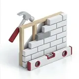 Build and repair process with prep, communication, and trade work underway